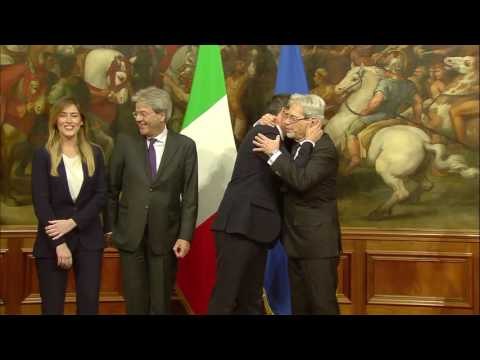 Roma - Cerimonia di insediamento del Governo Gentiloni (12.12.16)
