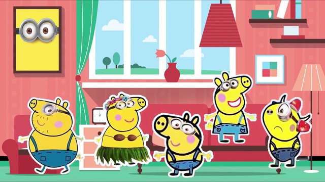 PEPPA PIG MINIONS Daddy Fingers Family Finger Song Nursery Rhymes Lyrics
