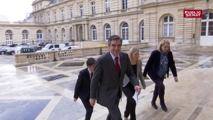 François Fillon devant le groupe LR sur la Sécurité sociale