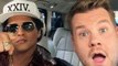 Bruno Mars canta junto a James Corden en 