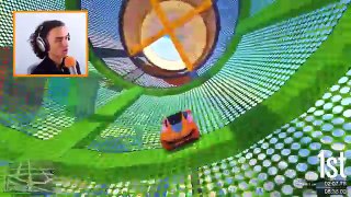 EXTREME GTA 5 ROLLER COASTER RACE! (GTA 5 Funny Moments)