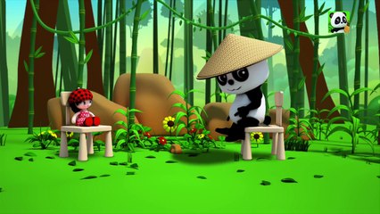 head shoulder knees and toes | 3d rhymes | Bao panda | exercise song for kids