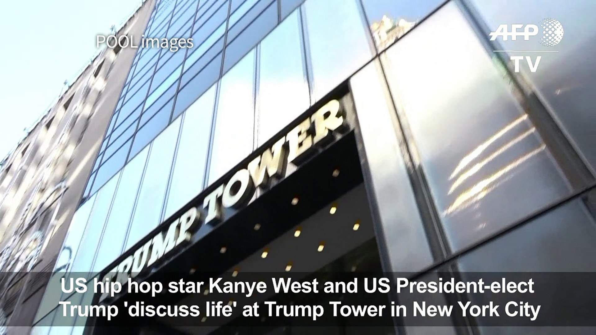 ⁣Kanye West visits Trump at Trump Tower