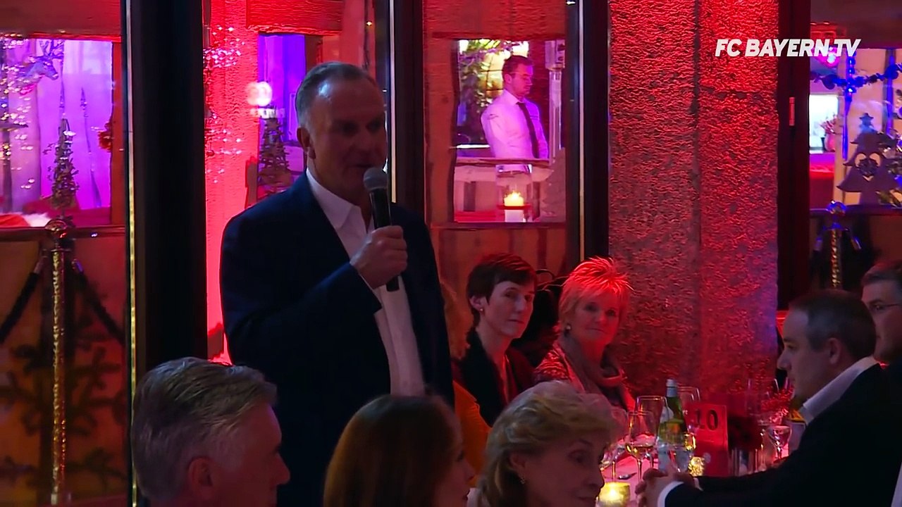 “It’s party time!” – FC Bayern’s Christmas celebration