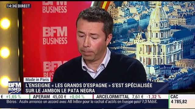 Made in Paris de Les Grands d'Espagne , une enseigne spécialisée sur le jambon pata negra - 13/12