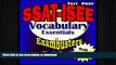 Pre Order SSAT-ISEE Test Prep Essential Vocabulary Review--Exambusters Flash Cards--Workbook 1 of