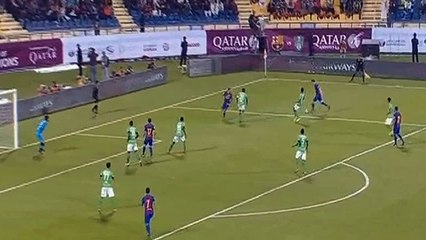 Paco Alcacer Goal Al Ahli SC 1 - 4 Barcelona 2016