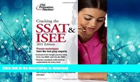 Pre Order Cracking the SSAT   ISEE, 2011 Edition (Private Test Preparation)