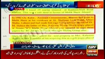 Arshad Sharif shows documents regarding Sharif family's Murree property