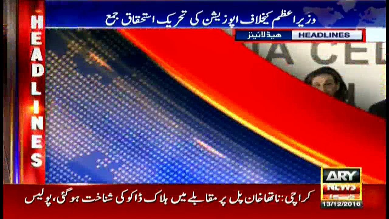 Headlines 2300 13th December 2016