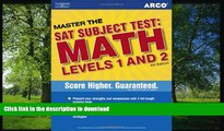 Pre Order Master SAT II Math 1c and 2c 4th ed (Arco Master the SAT Subject Test: Math Levels 1   2)