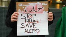 Protestas en Líbano en solidaridad con Alepo