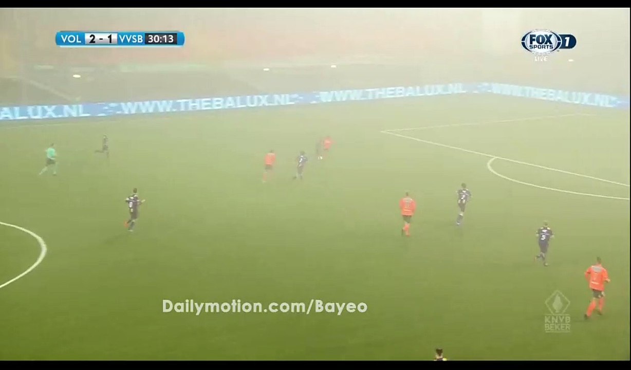 Guliano van Velzen Goal HD - Volendam 3-1 VVSB - 13.12.2016 KNVB Beker