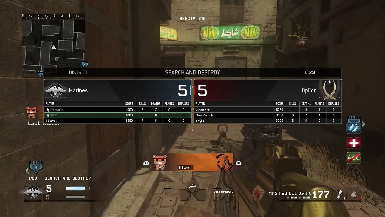 1v3 5-5