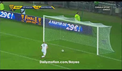 Kevin Berigaud Goal HD - Nantes 1-1 Montpellier - 13.12.2016