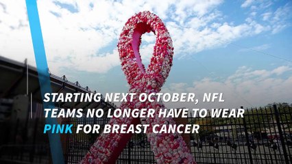 NFL teams can choose own cancer causes to support next October
