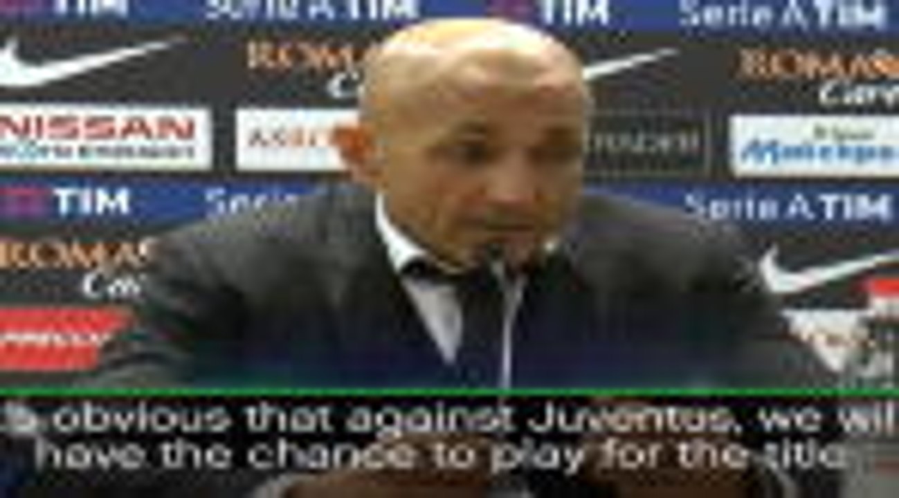 Spalletti in determined mood ahead of Juventus clash