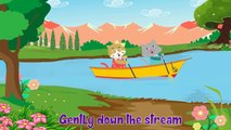 Row Row Row Your Boat Song ⛵ ⛵ | Row Row Boat Nursery Rhyme for Children with Lyrics