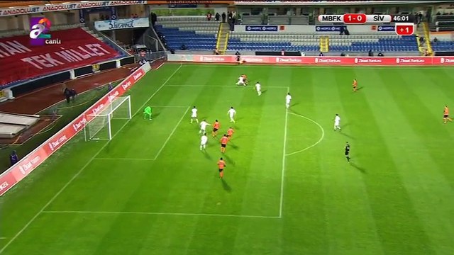 1-0 Adem Koçak OwnGoal Turkiye Kupasi R4 Group F - 13.12.2016 Istanbul Basaksehir 1-0 Sivasspor