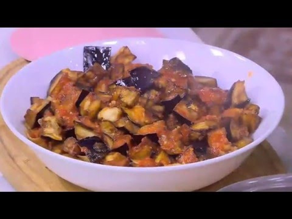 طريقة عمل فتة باذنجان | نجلاء الشرشابي