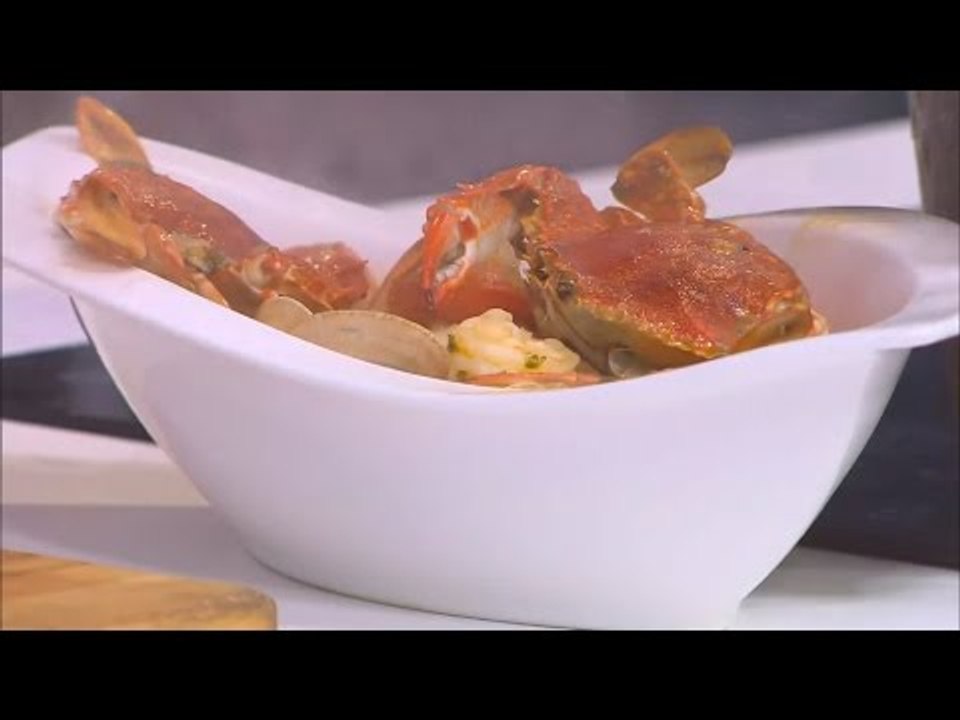 شوربة سي فود صوص أحمر | هشام السيد