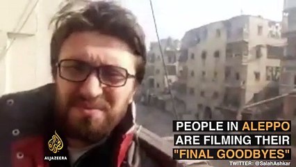 Last messages from people of Aleppo