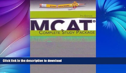 Read Book Examkrackers Complete MCAT Study Pkg: 5 Book Package Full Book