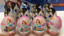 12 Surprise Eggs Unboxing Kinder Surprise Eggs Disney Princess Marvel Super Heroes Captain America