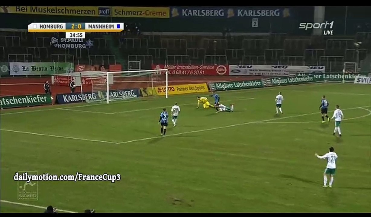 Benedikt Koep Goal HD -FC 08 Homburg 2-1 Mannheim  - 13.12.2016