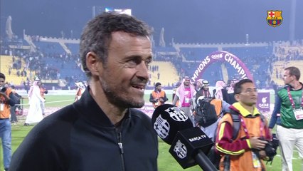 “Luis Enrique y Robert Fernández valoran el partido en Qatar”