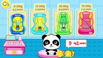 BabyBus Car Safety Seats - Car Doctor Baby Panda and Kids learn Road Safety Education