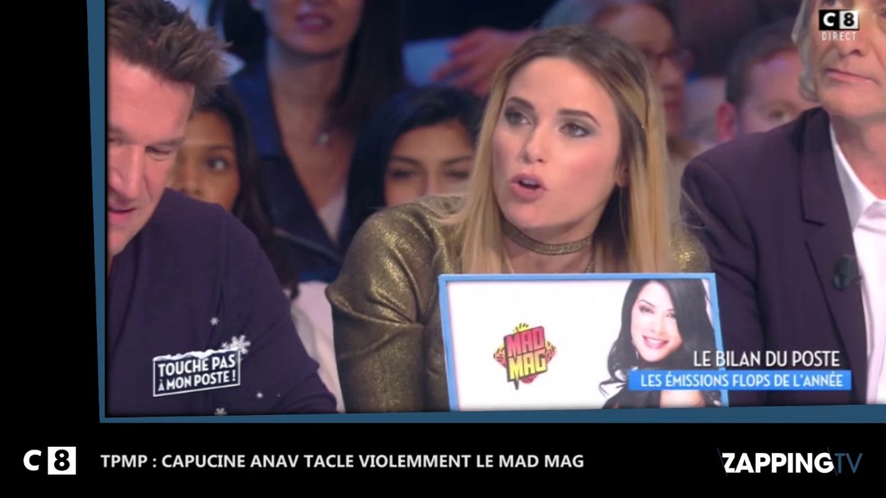 TPMP : Capucine Anav tacle violemment le Mad Mag (Vidéo)