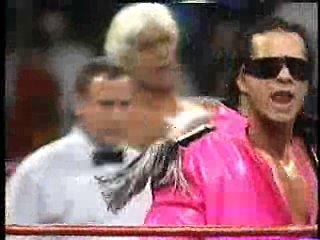 Bret Hart vs Ric Flair WWF before 1992 Royal Rumble
