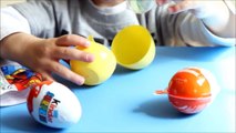 Kinder Surprise, Kinder Joy and Spiderman Eggs Unwrapping Video