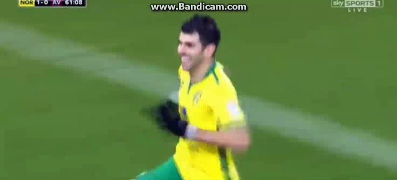 Nelson Oliveira Goal HD - Norwich City 1-0 Aston Villa - 13.12.2016 HD