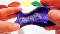 Como hacer un arcoiris de slime! Glitter slime DIY