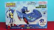 Sonic Toys! Sonic The Hedgehog Sonic And Speed Star Race Car, Sonic Action Figure and Trophy