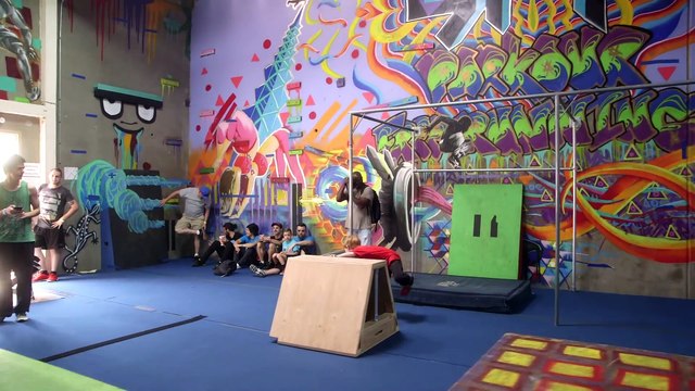 Lil Ninjas youngest parkour competitors@ Arizona s Scottsdale Parkour Freerunning Festival 2015