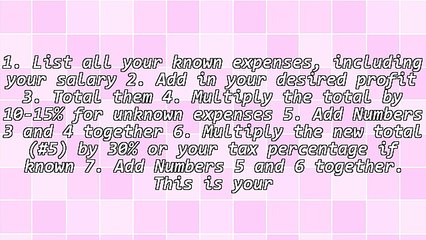 7 Step Revenue Planning and How to Ensure Profitability