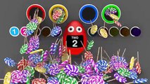Learn to Count Numbers 1 to 10 for Toddlers A Lot of Candy Ice Cream Surprise Eggs DuckDuckKidsTV