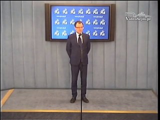 Poseł Arkadiusz Czartoryski - konferencja z 1 grudnia 2016 r.