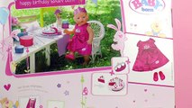 Baby Born celebrates Birthday | Happy Birthday Baby Born with cake, candles, and crown