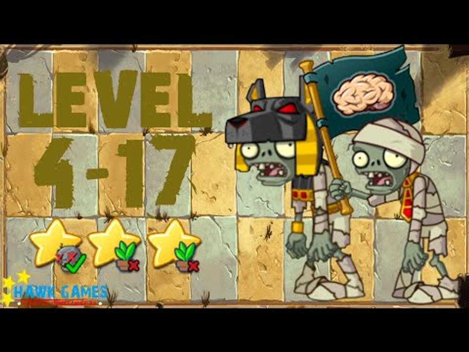 [v1.0.81+] Plants vs. Zombies: All Stars - Ancient Egypt Level 4-17 [4K 60FPS]