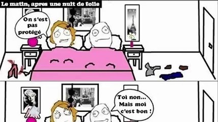 Le matin après une nuit folie …