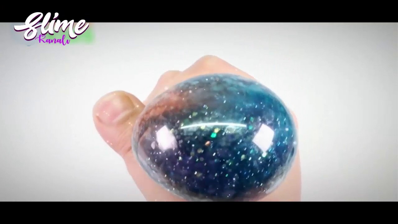 DIY Galaxy Anti Stress Ball & Galaxy Slime !! Galaxy Slimeball