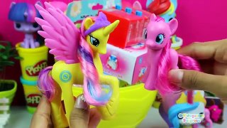 Huevo Sorpresa Gigante de My Little Pony de La Princesa Celestia de Plastilina Play Doh en Español