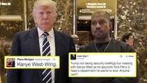 Celebs React to Kanye West and Donald Trump Meeting