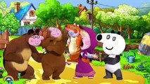 Masha and The Bear HULK Finger Family Song / Masha y el Oso/ маша и медведь Nursery Rhymes Lyrics