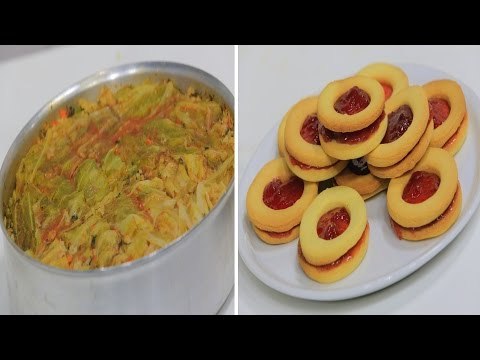 محشي كرنب - صينية دجاج بالبطاطس - جلاش بالخضار و الجبنة - سابليه مربى | على قد الأيد حلقة كاملة