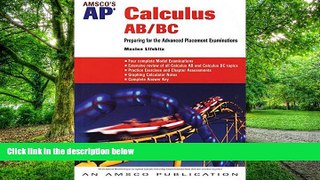 Online Maxine Lifshitz Amsco s AP Calculus AB/BC: Preparing for the Advanced Placement
